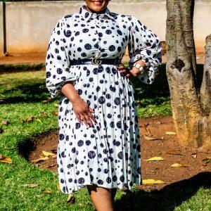 Polka Luxe Dress