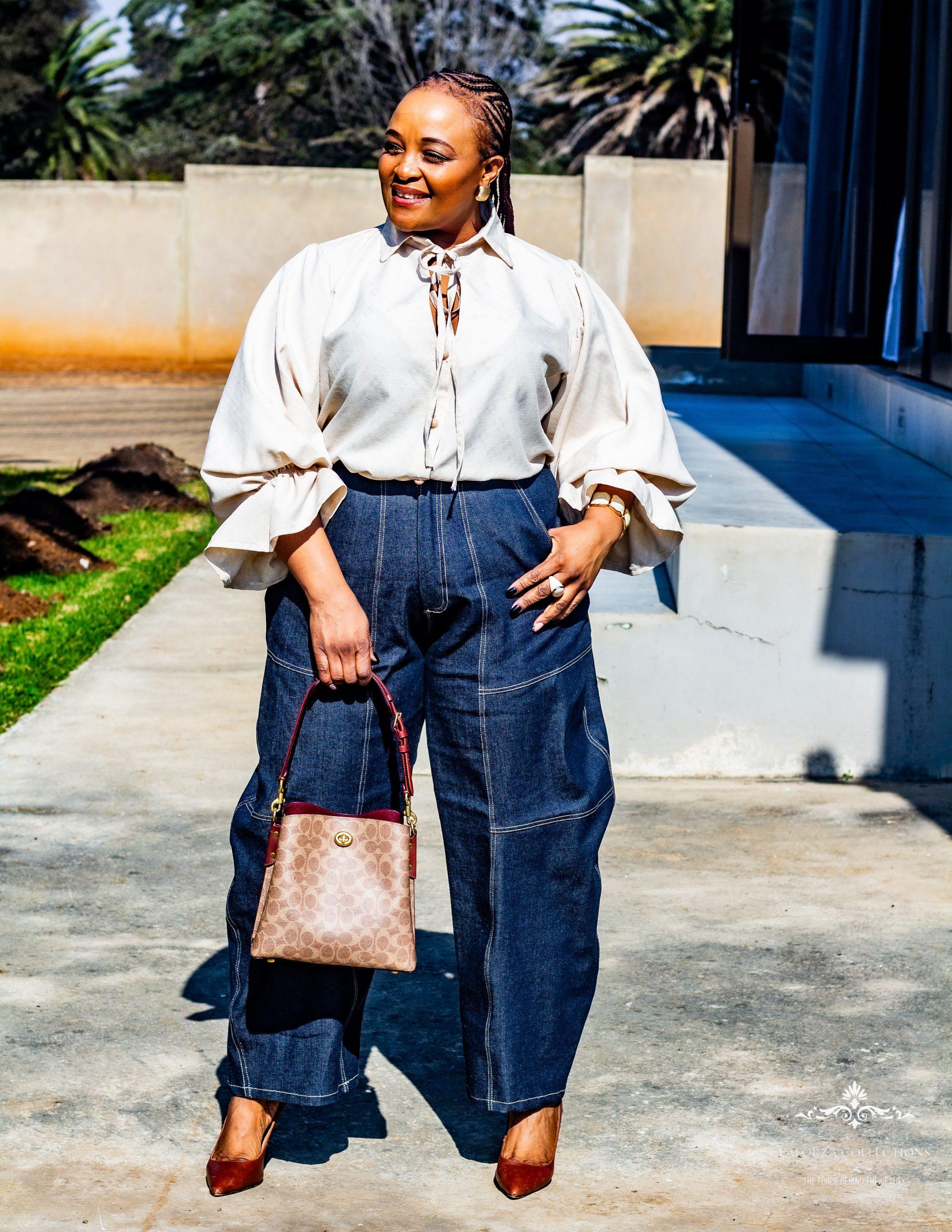 Tie Neck Blouse - Image 2